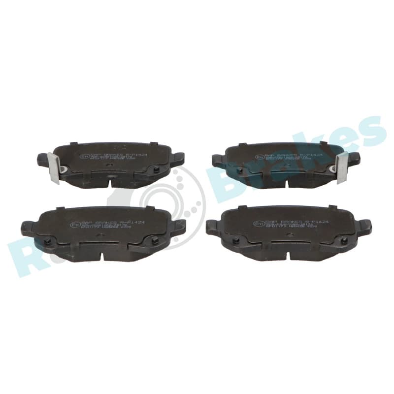 RAPBRAKES stabdžių trinkelių rinkinys, diskinis stabdys R-P1424