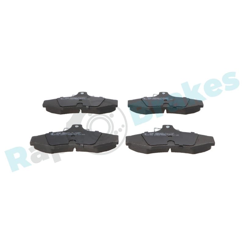 RAPBRAKES stabdžių trinkelių rinkinys, diskinis stabdys R-P0986