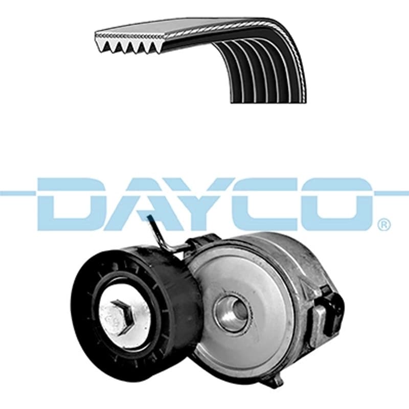 DAYCO V formos rumbuotas diržas, komplektas KPV419