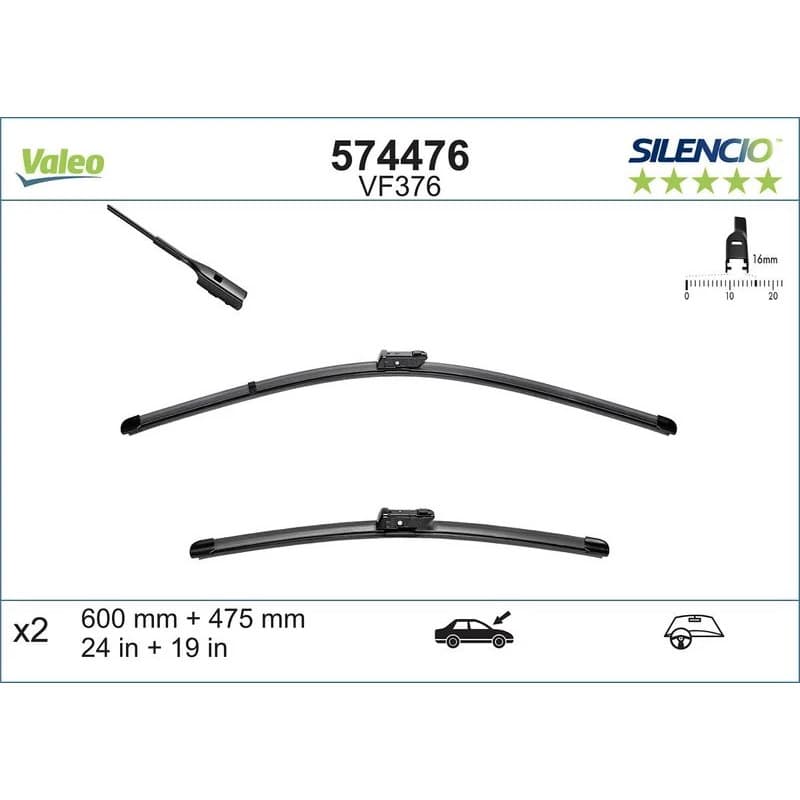 VALEO valytuvai 574476