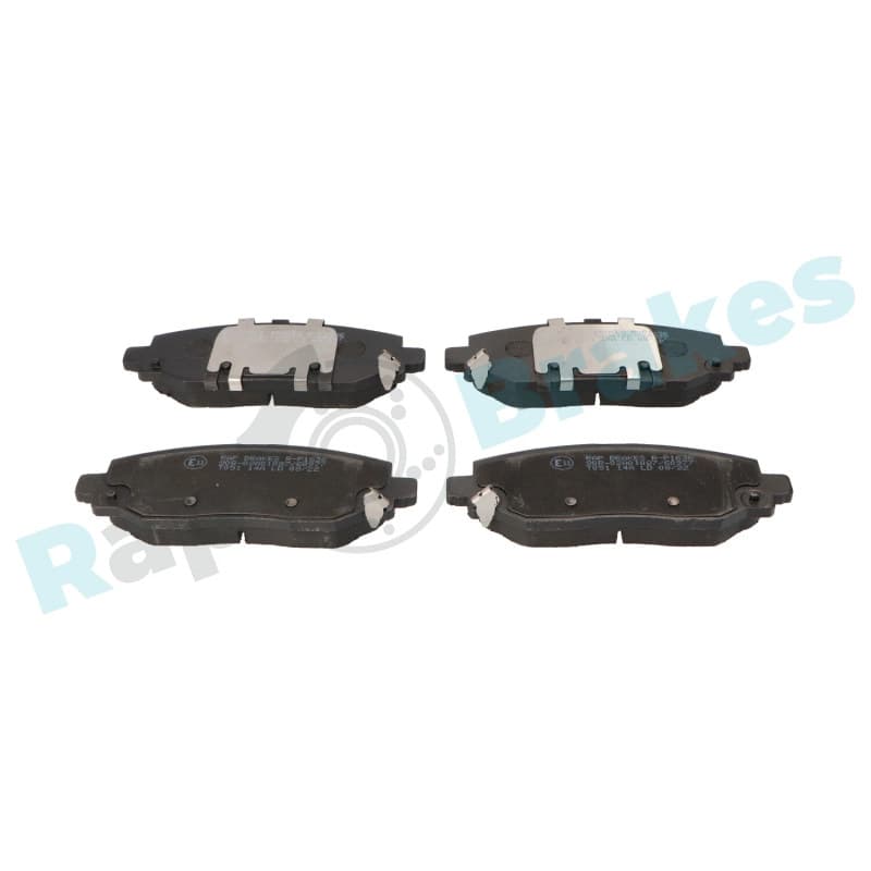 RAPBRAKES stabdžių trinkelių rinkinys, diskinis stabdys R-P1636