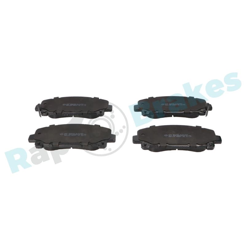 RAPBRAKES stabdžių trinkelių rinkinys, diskinis stabdys R-P1263