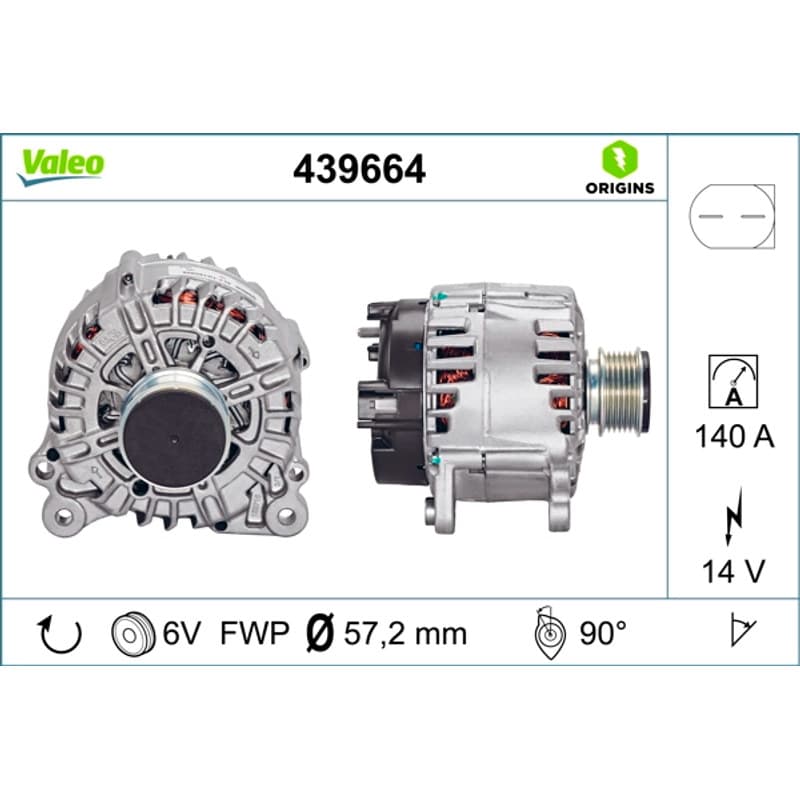 VALEO kintamosios srovės generatorius 439664