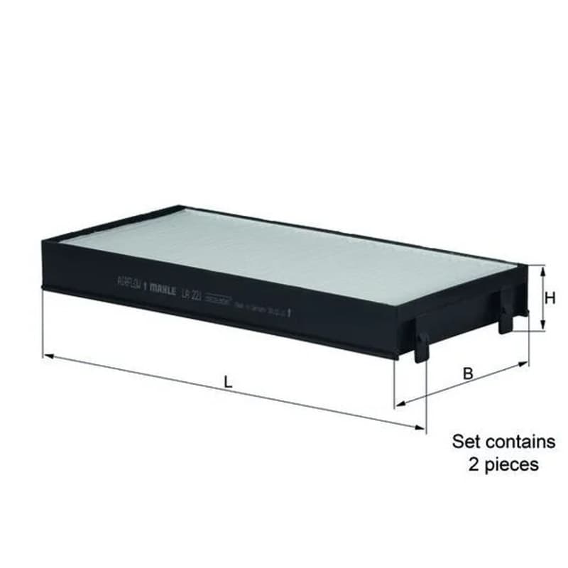 KNECHT LA 221/S filtras, salono oras