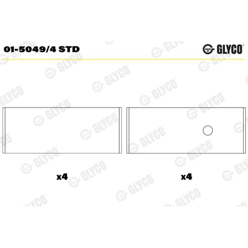 GLYCO guoliai dideliu galu 01-5049/4 STD