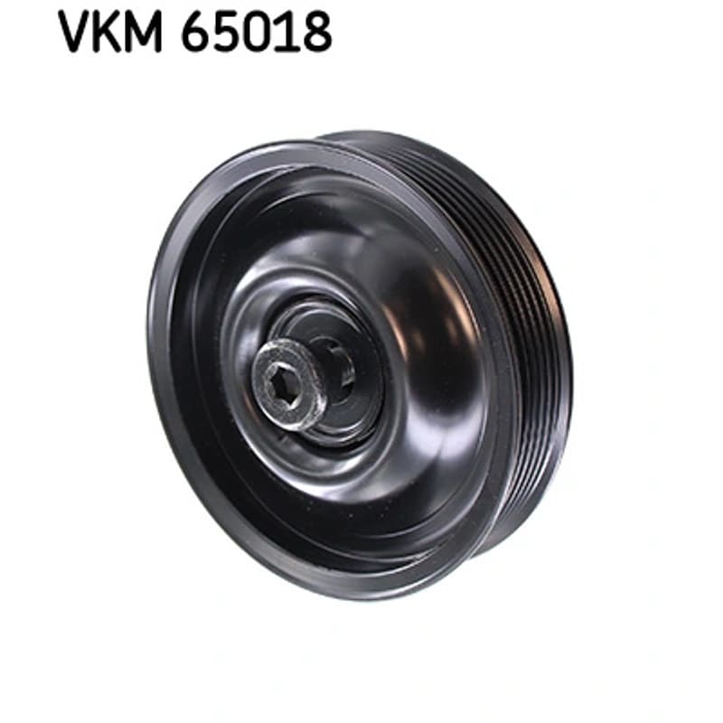 SKF VKM 65018 kreipiantysis skriemulys, V formos rumbuotas diržas