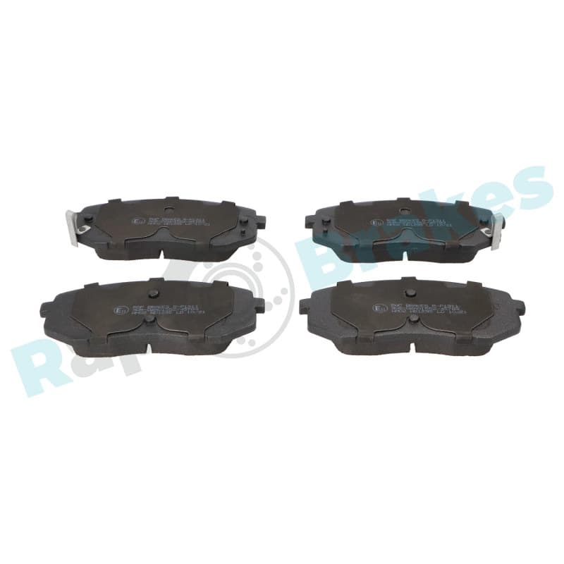 RAPBRAKES stabdžių trinkelių rinkinys, diskinis stabdys R-P1311