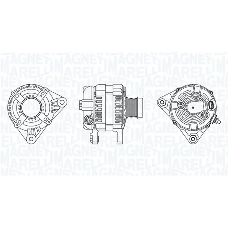 MAGNETIMARELLI kintamosios srovės generatorius 063731991010