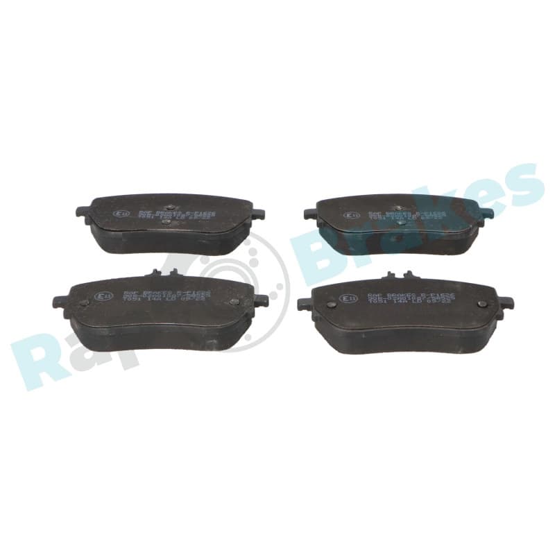 RAPBRAKES stabdžių trinkelių rinkinys, diskinis stabdys R-P1626