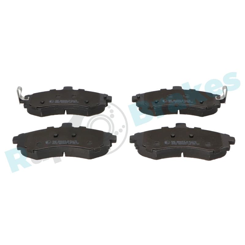 RAPBRAKES stabdžių trinkelių rinkinys, diskinis stabdys R-P1172