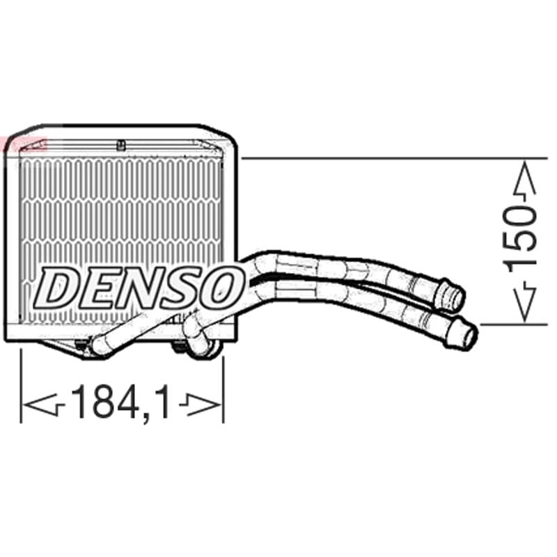DENSO šilumokaitis, salono šildymas DRR09102