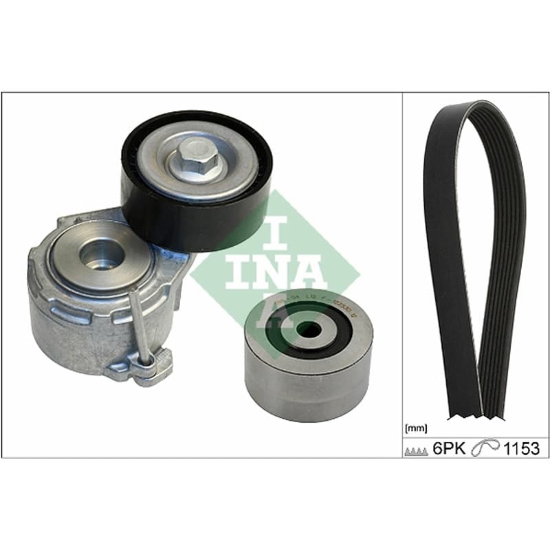 SCHAEFFLERINA V formos rumbuotas diržas, komplektas 529 0019 10