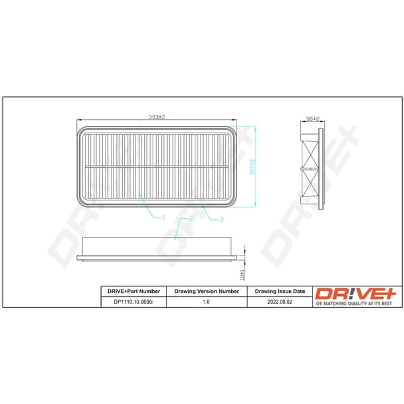 DRVE oro filtras DP1110.10.0656