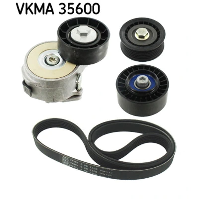 SKF VKMA 35600 V formos rumbuotas diržas, komplektas