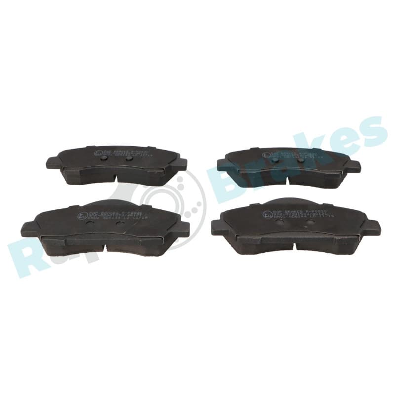 RAPBRAKES stabdžių trinkelių rinkinys, diskinis stabdys R-P0830