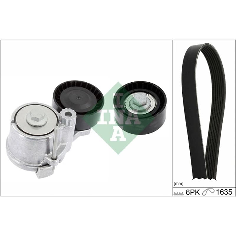 SCHAEFFLERINA V formos rumbuotas diržas, komplektas 529 0311 10