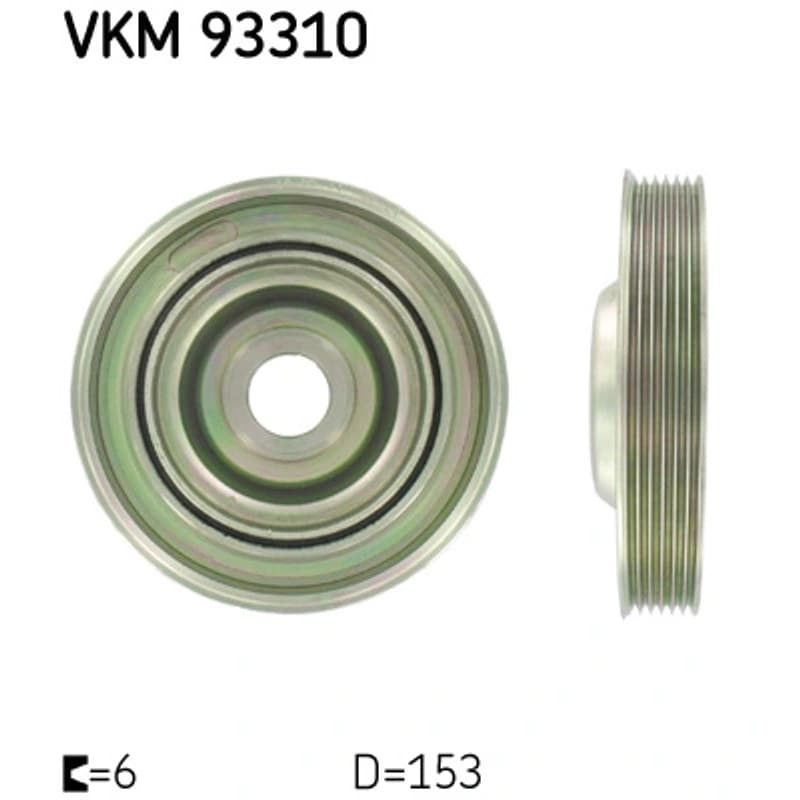 SKF VKM 93310 skriemulys, alkūninis velenas