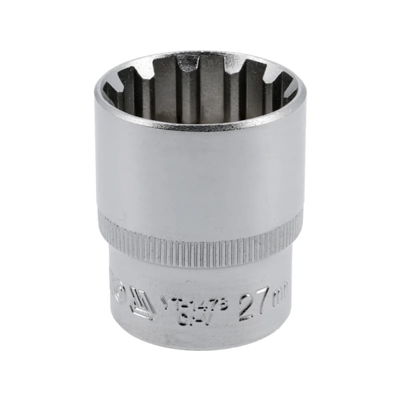 Spline galvutė 1/2", 27 mm