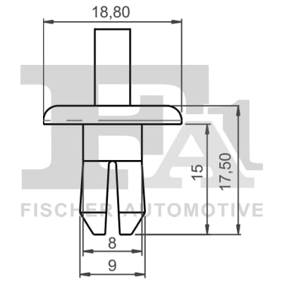 Išsiplečianti kniedė FA1 11-20011.5 11200115