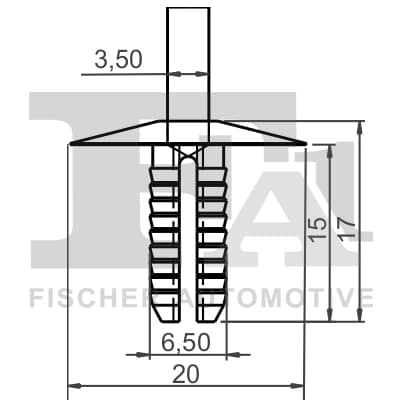 Kniedė FA1 10-20005.10 102000510