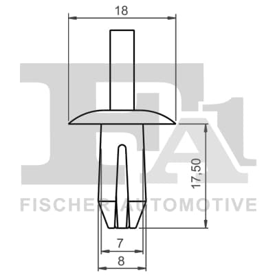 Išsiplečianti kniedė FA1 11-20014.5 11200145
