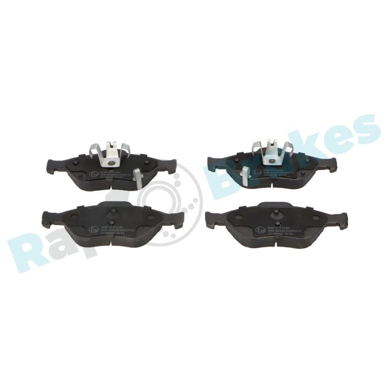 RAPBRAKES stabdžių trinkelių rinkinys, diskinis stabdys R-P1245