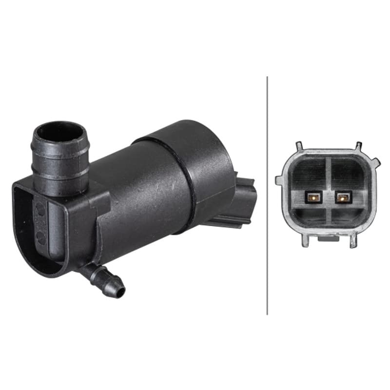 HELLA 8TW 006 848-171 vandens siurblys, priekinio stiklo plovimas