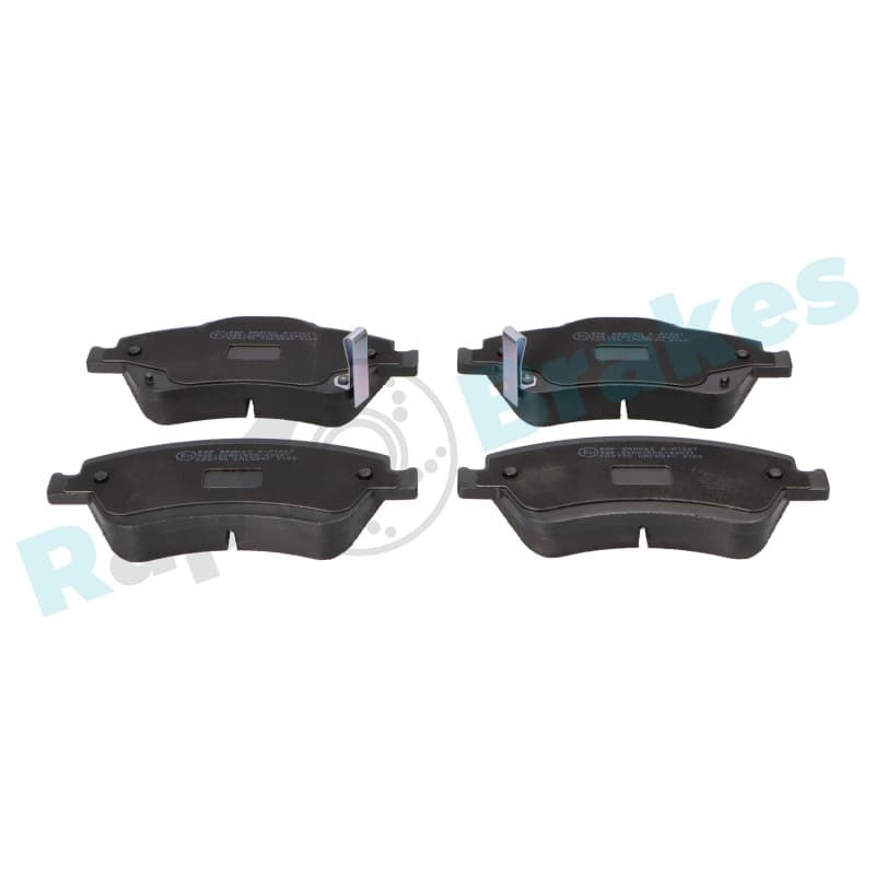 RAPBRAKES stabdžių trinkelių rinkinys, diskinis stabdys R-P1267