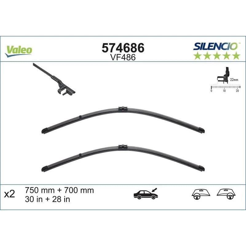 VALEO valytuvai 574686