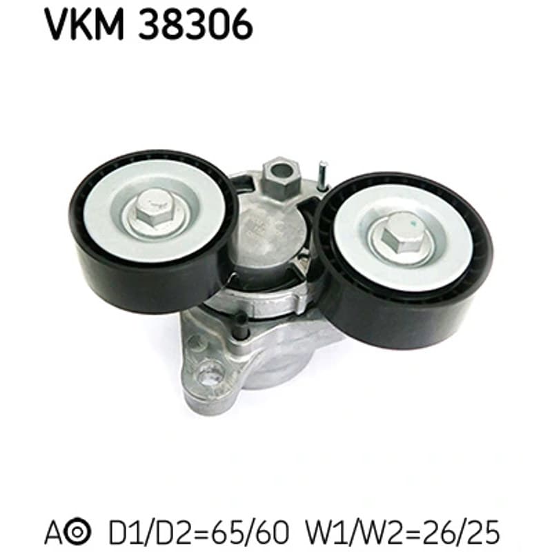 SKF VKM 38306 diržo įtempiklis, V formos rumbuotas diržas