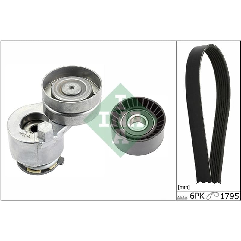 SCHAEFFLERINA V formos rumbuotas diržas, komplektas 529 0124 10
