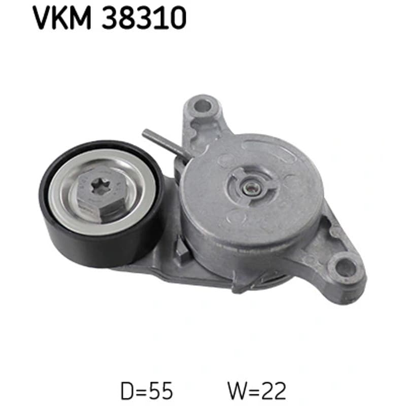 SKF VKM 38310 diržo įtempiklis, V formos rumbuotas diržas
