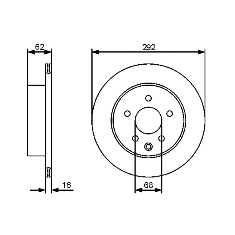 BOSCH 0 986 479 C12 stabdžių diskas