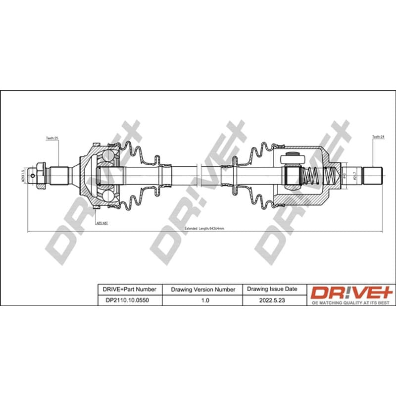 DRVE pusašis DP2110.10.0550