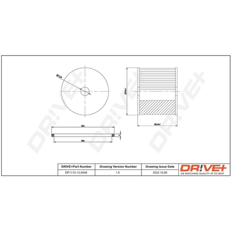 DRVE kuro filtras DP1110.13.0048