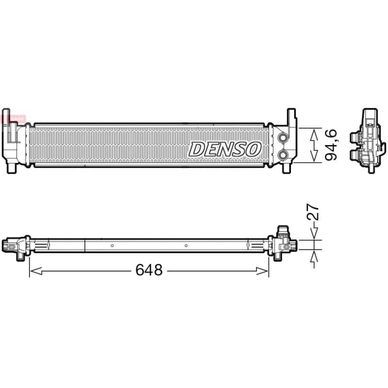 DENSO radiatorius, variklio aušinimas DRM02042