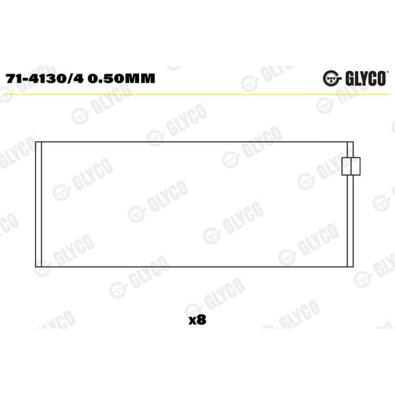 GLYCO guoliai dideliu galu 71-4130/4 0.50mm