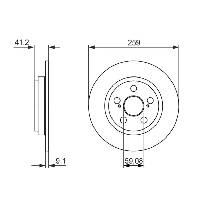 BOSCH 0 986 479 766 stabdžių diskas
