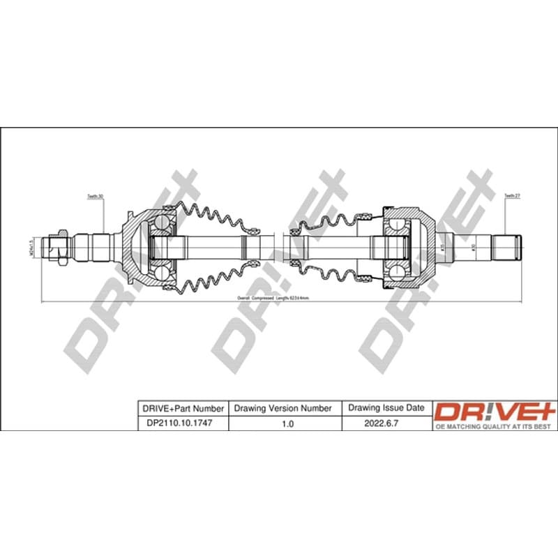 DRVE pusašis DP2110.10.1747