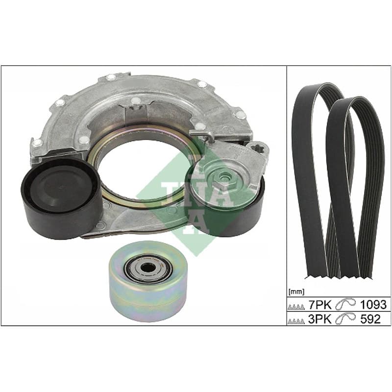 SCHAEFFLERINA V formos rumbuotas diržas, komplektas 529 0561 10