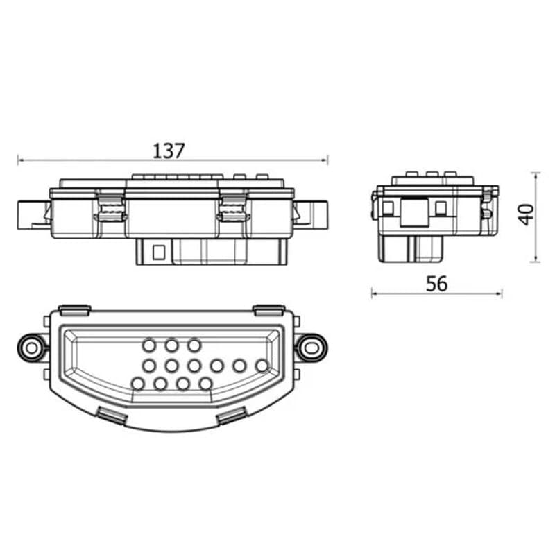 MAHLE ABR 158 000P reguliatorius, keleivio pusės ventiliatorius