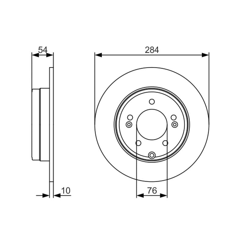 BOSCH 0 986 479 A45 stabdžių diskas