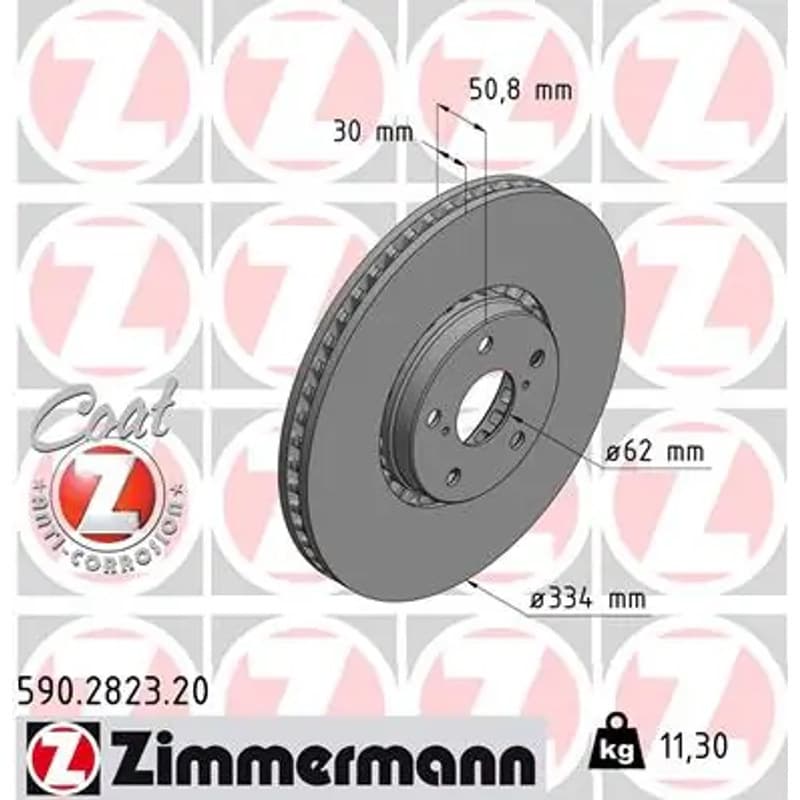 ZIMMERMANN stabdžių diskas 590.2823.20