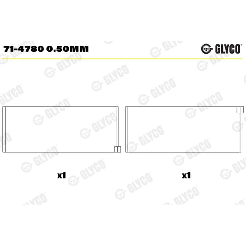 GLYCO guoliai dideliu galu 71-4780 0.50MM