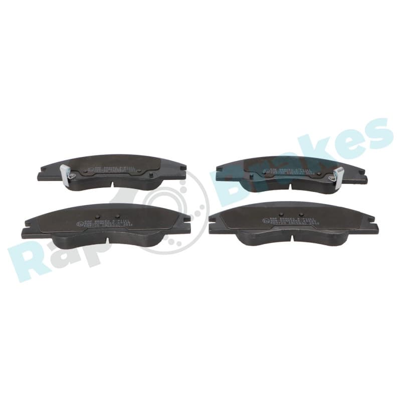RAPBRAKES stabdžių trinkelių rinkinys, diskinis stabdys R-P1161