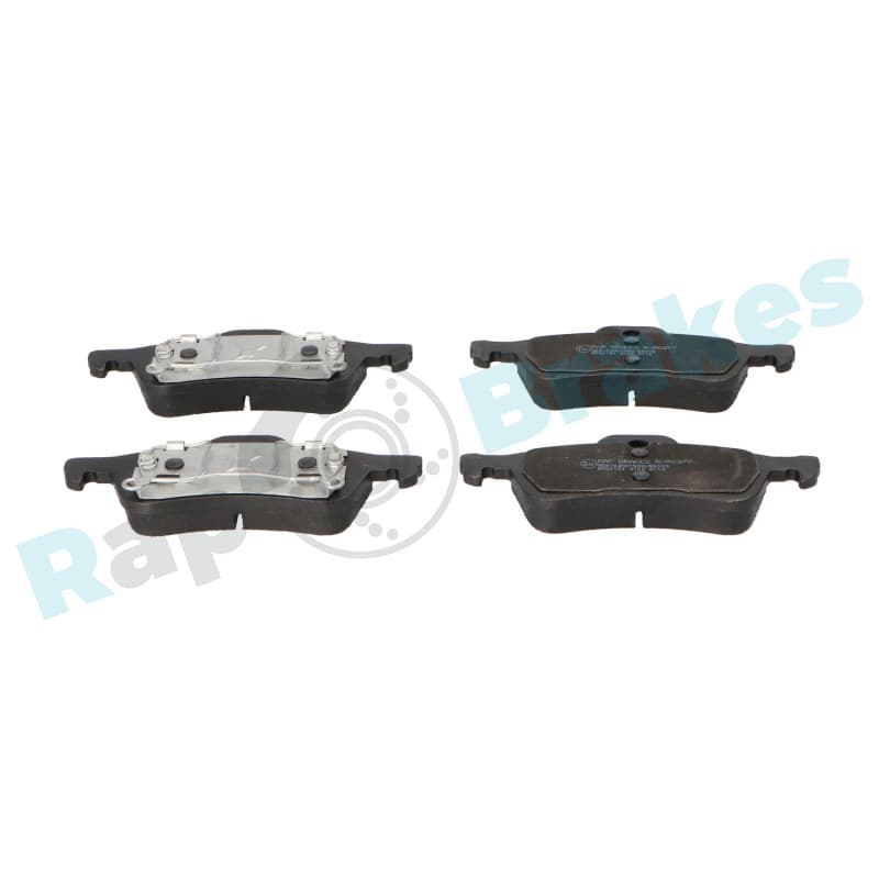 RAPBRAKES stabdžių trinkelių rinkinys, diskinis stabdys R-P0377