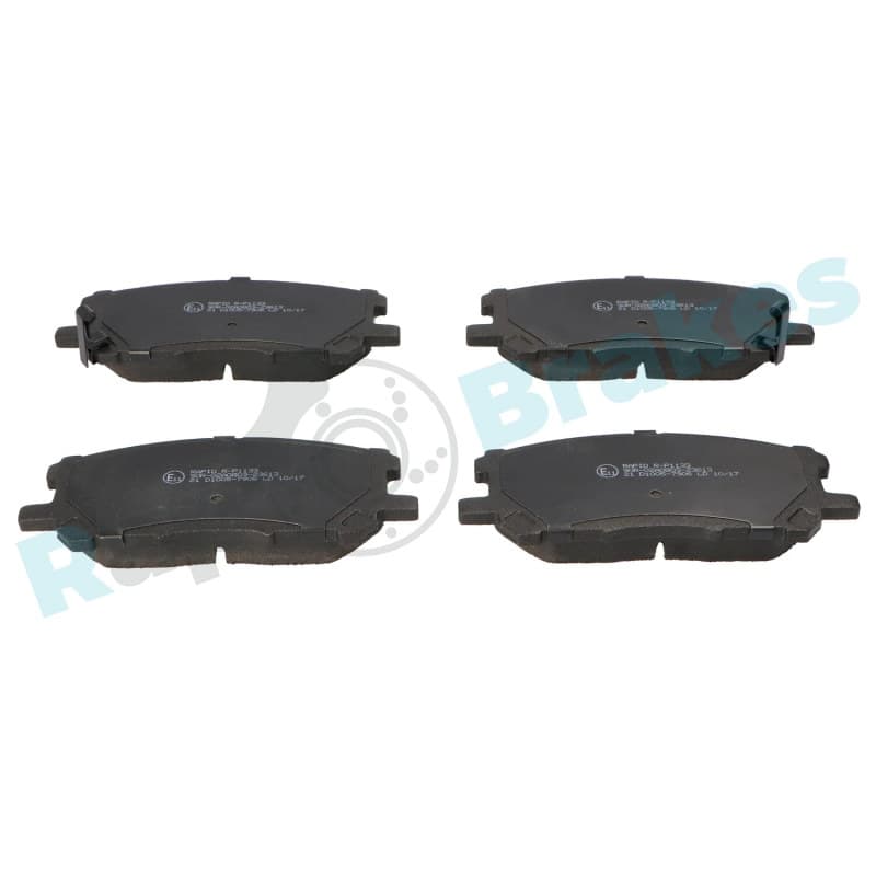 RAPBRAKES stabdžių trinkelių rinkinys, diskinis stabdys R-P1133