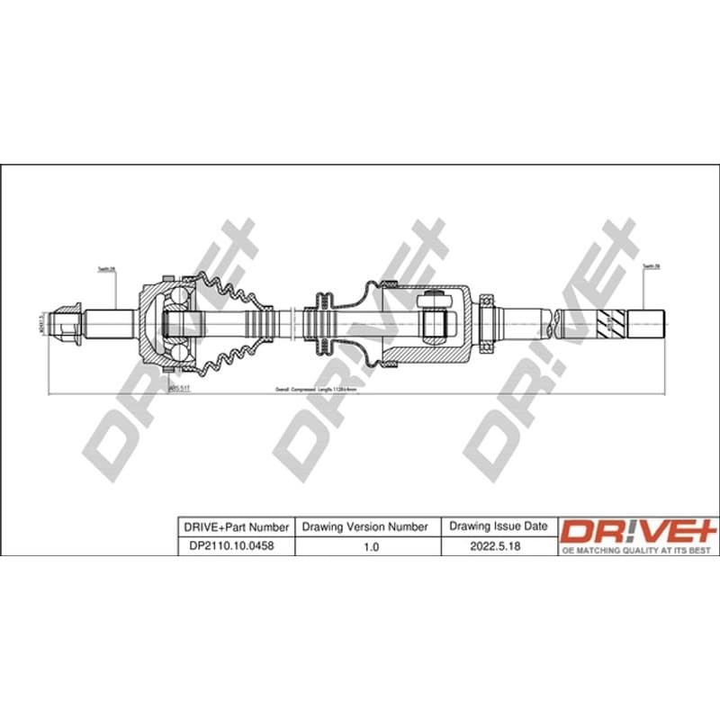 DRVE pusašis DP2110.10.0458