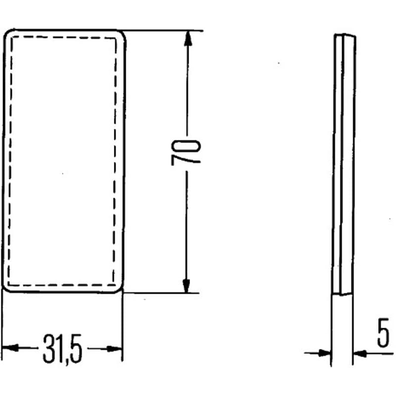 HELLA 8RA 004 412-021 atšvaitas