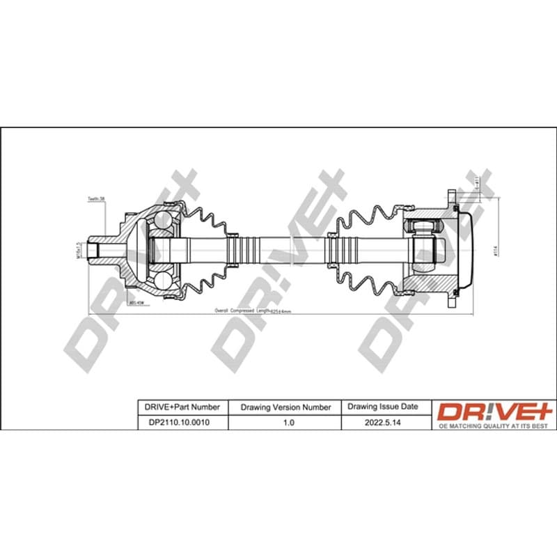 DRVE pusašis DP2110.10.0010